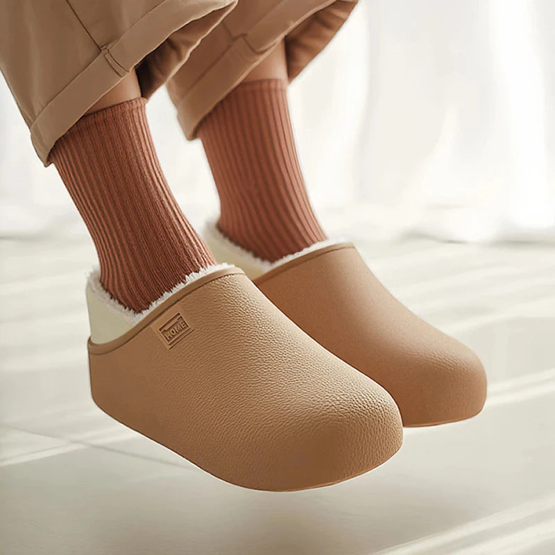 Slipam wasserdichte Baumwollpantoffeln 