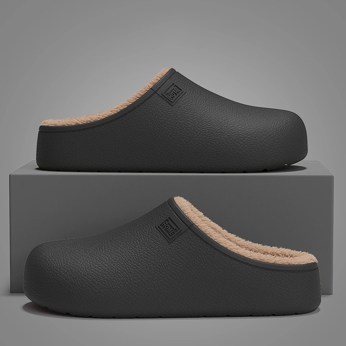 Winterweiche, flauschige, wasserdichte Hausschuhe